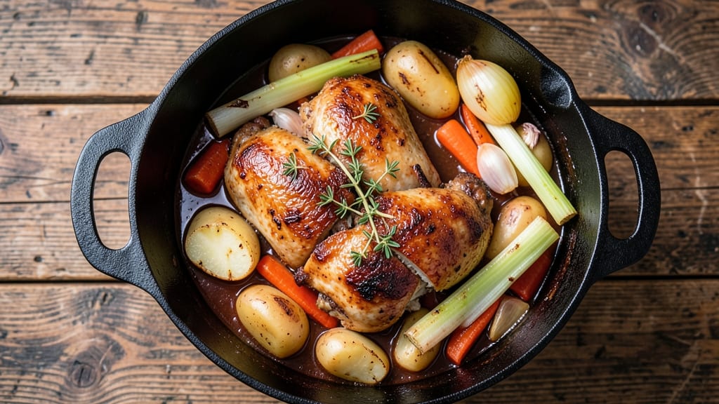 Baked Chicken Stew Recipe: Slow-Simmered Richness With Tender Meat and Herbs