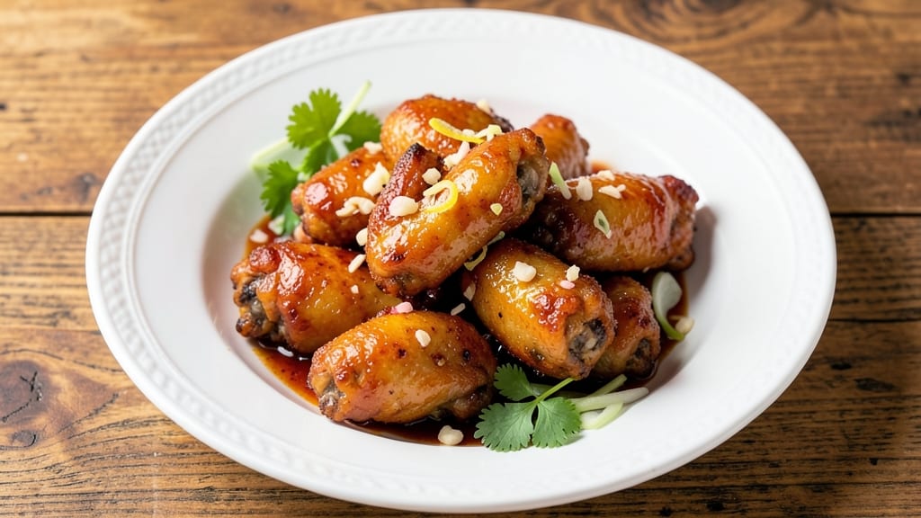 Asian Sweet Spicy Chicken Wings Recipe: Glossy Glaze with Crunchy Edges