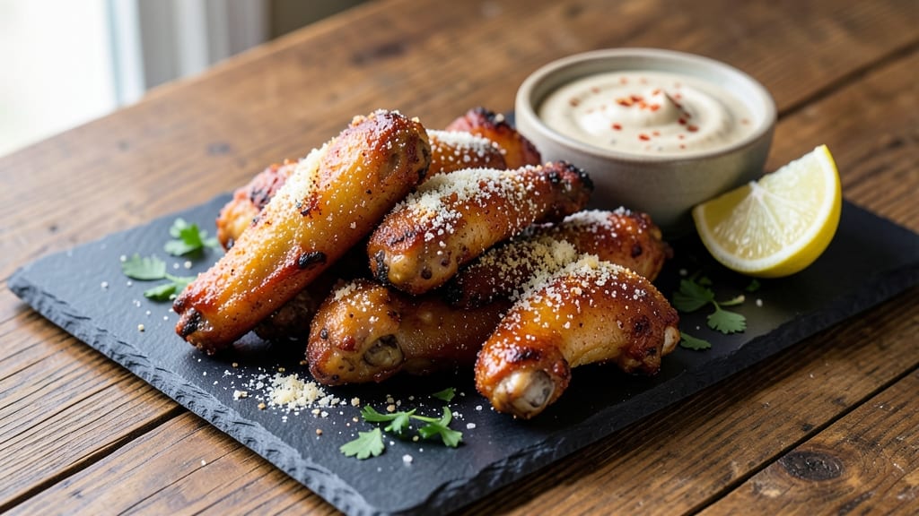 Baked Chicken Party Wings Recipe: Crispy Parmesan-Crusted Crowd-Pleaser