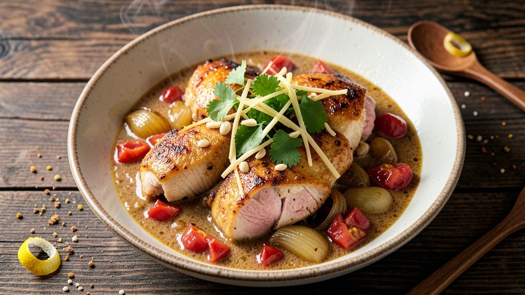 Bachelor Chicken Curry Recipe: Spiced Coconut Cream Velvety in One Pot