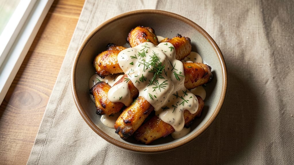 Hidden Valley Ranch Chicken Wings Recipe: Crispy Bites with Tangy Creamy Coating