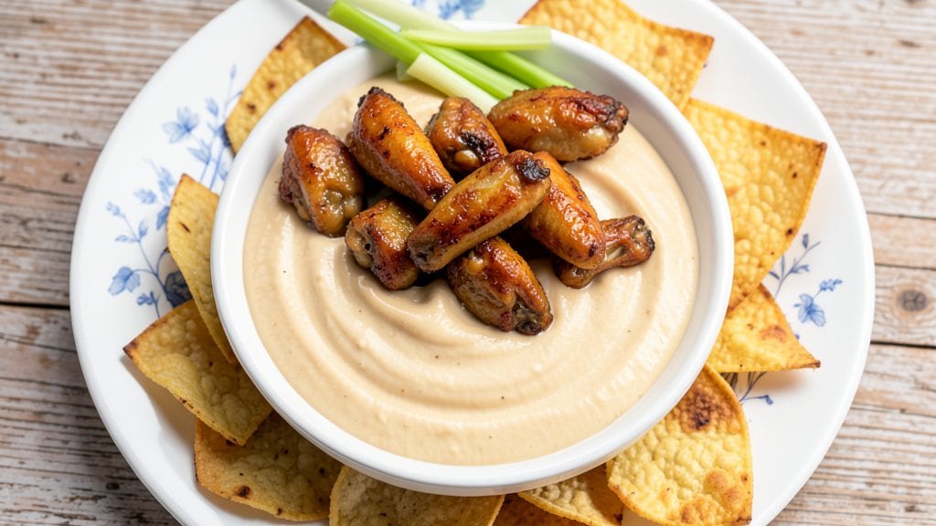 Hormel Chicken Wing Dip Recipe: Crispy Celery Crown Over Creamy Ranch Bliss