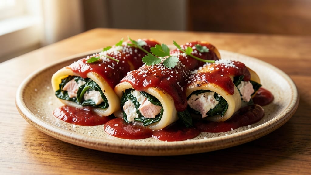 Maggiano's Chicken and Spinach Manicotti Copycat Recipe: Layered Restaurant-Style Cheese and Herb Magic