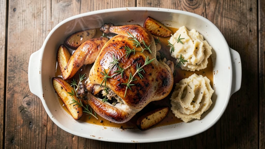 Martha Stewart's Roast Chicken Recipe: Golden Crisp Skin and Juicy Centers