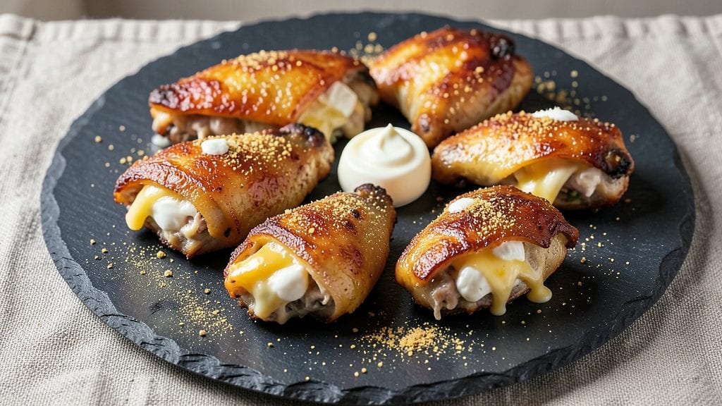 Stuffed Chicken Wings Recipe: Crispy Bites With Hidden Cheese Surprise