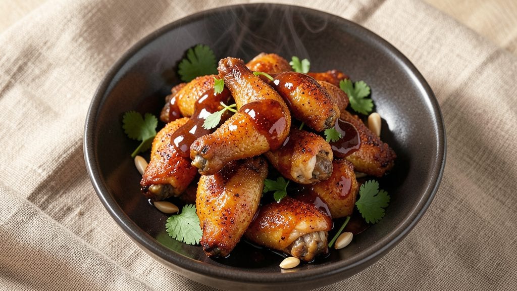 Tasty Chicken Wings Recipe: Hot Sauce Glaze That Sticks Like Fire